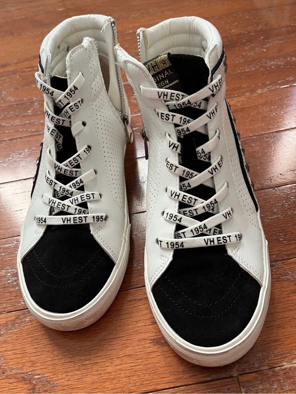 Vintage Havana high top Gadol size 11 black and white